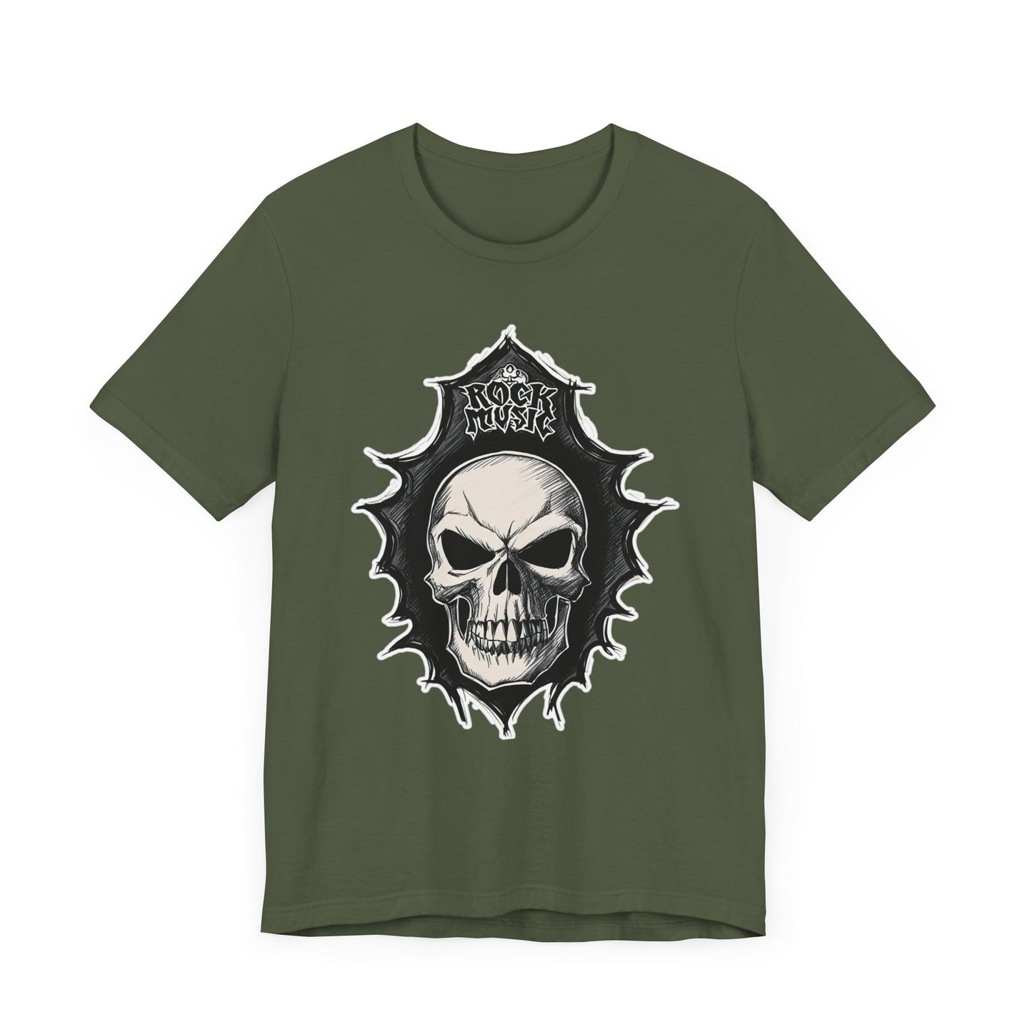 Skull Background T-Shirt