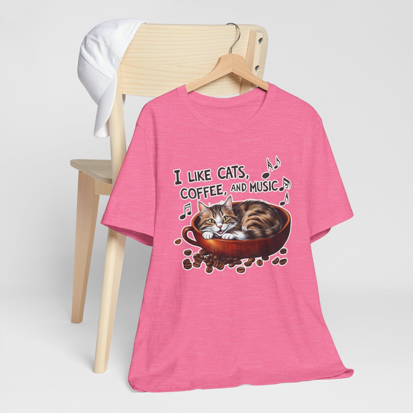 Coffee, Cats and Music IV T-Shirt