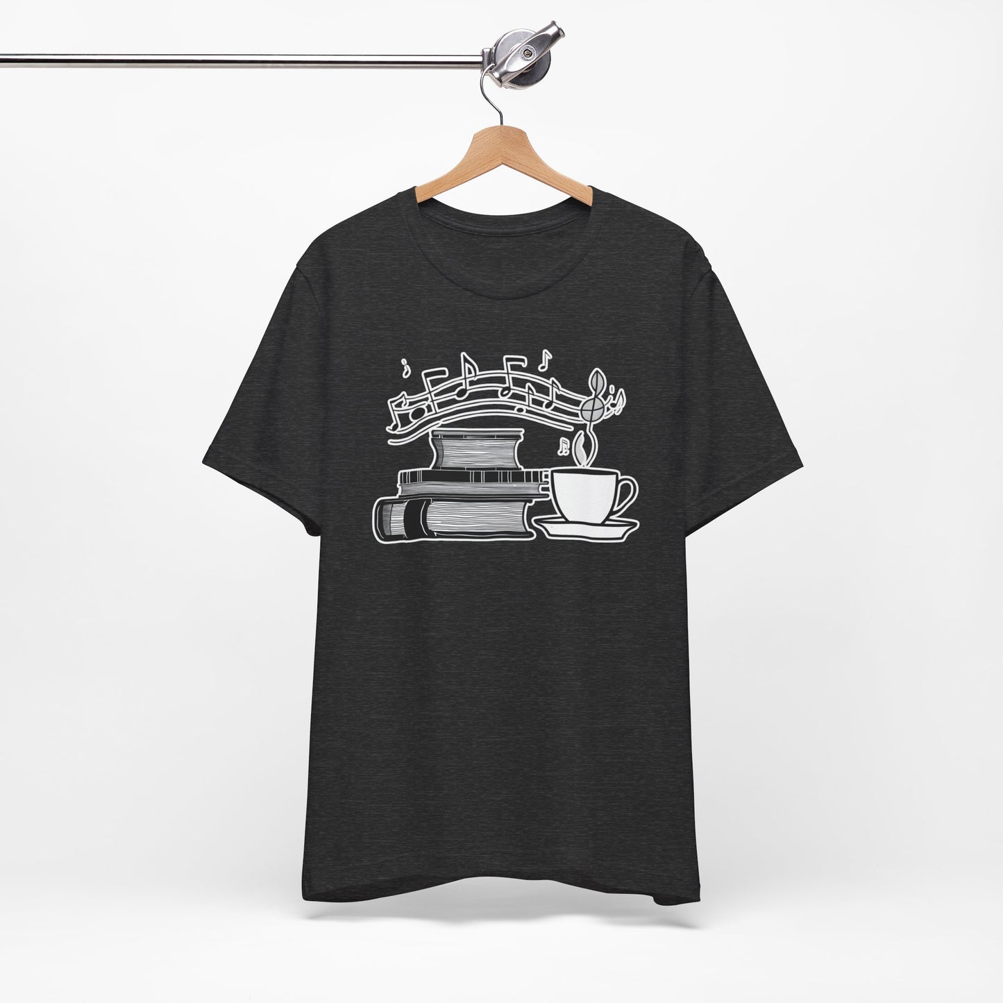 Book, Coffee and Music T-Shirt