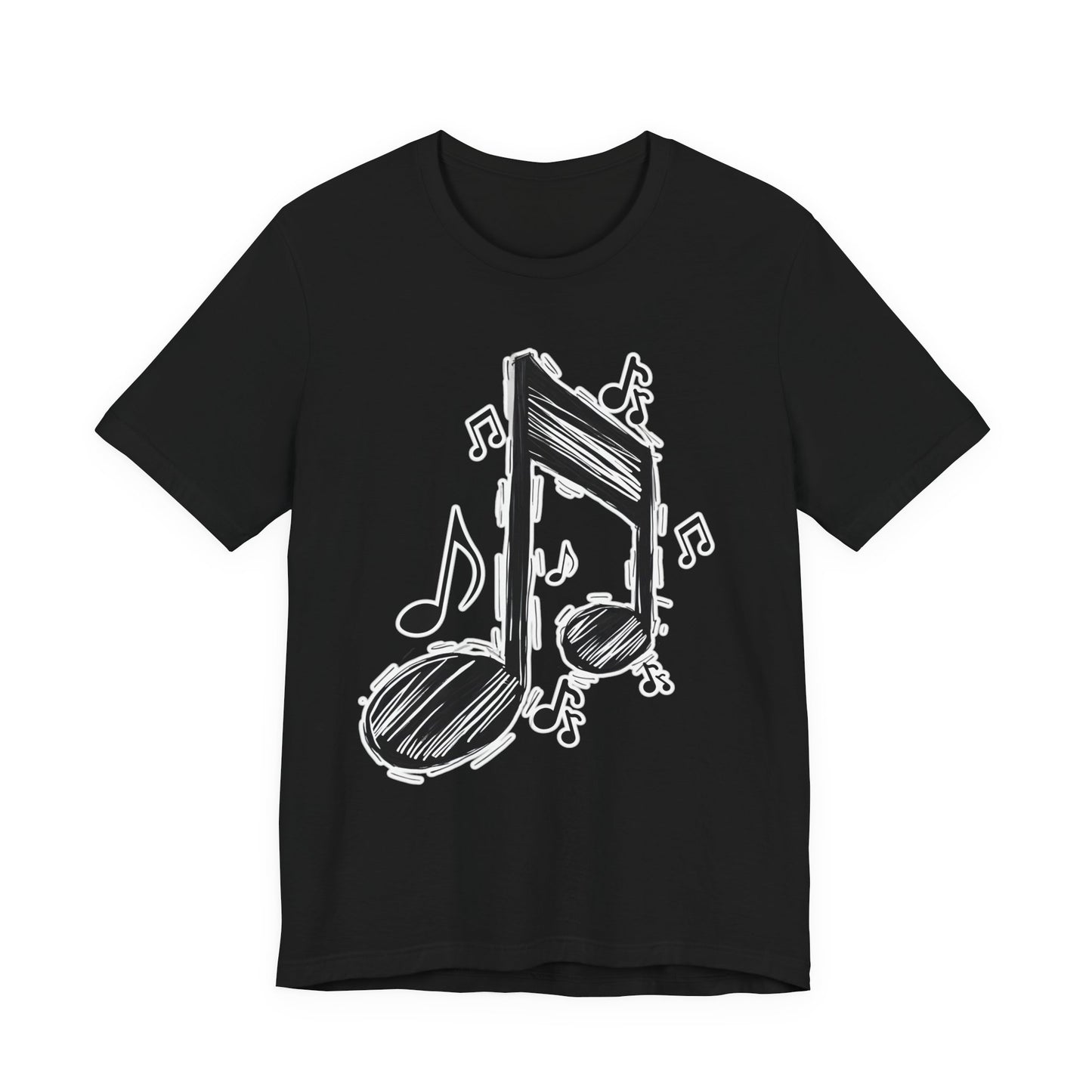 Slanted Beamed Eight Note T-Shirt