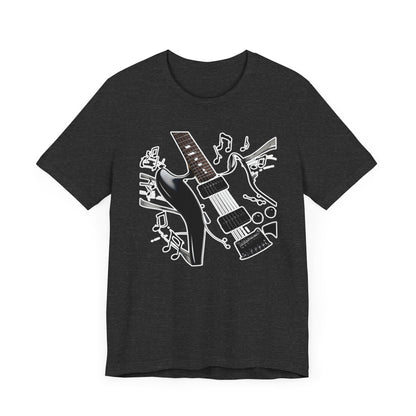 Black and White Guitar T-Shirt