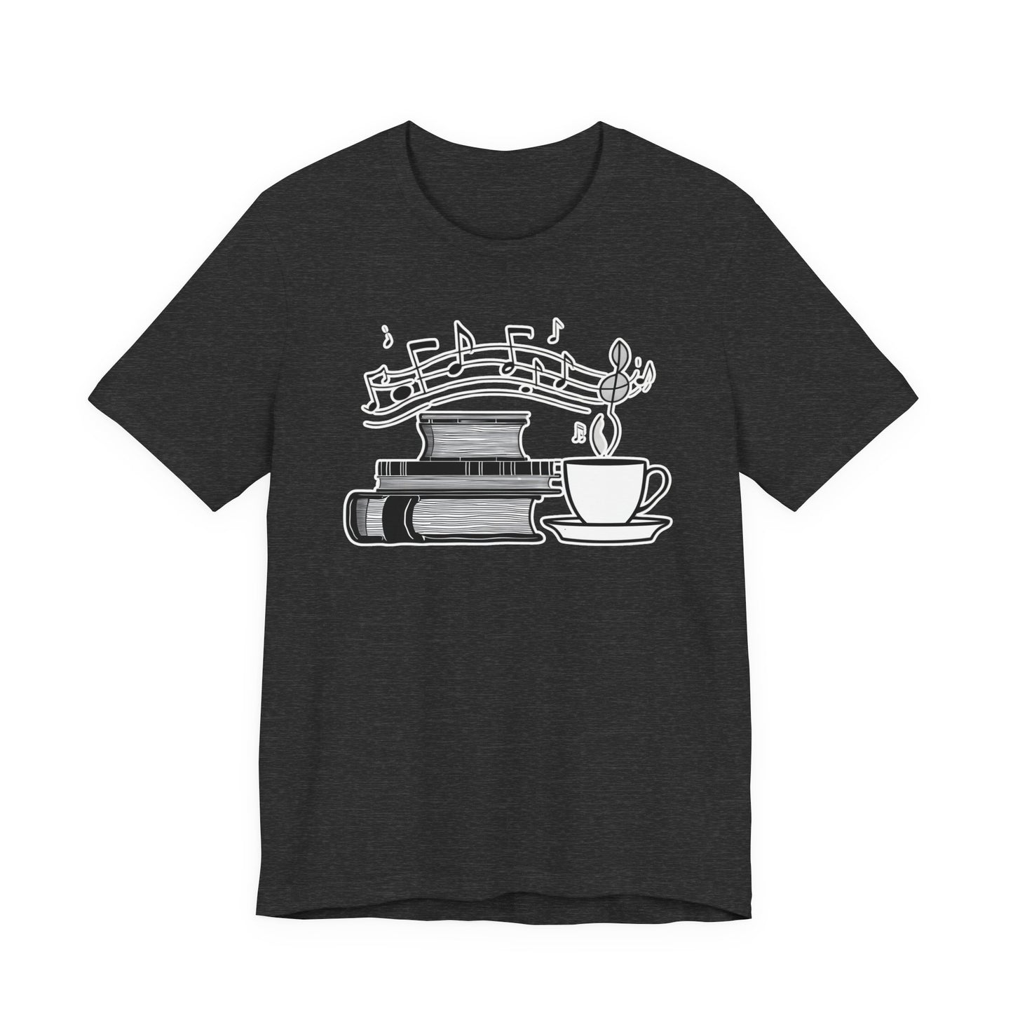 Book, Coffee and Music T-Shirt
