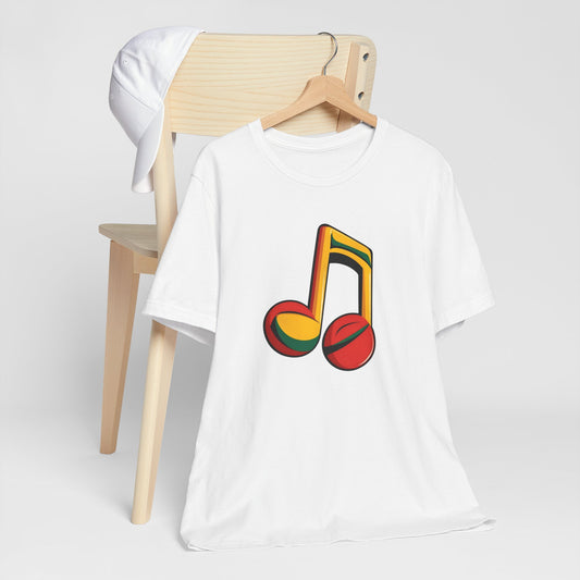 Colorful Music Note T-Shirt