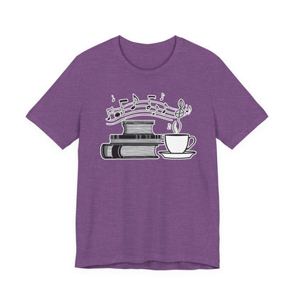 Book, Coffee and Music T-Shirt