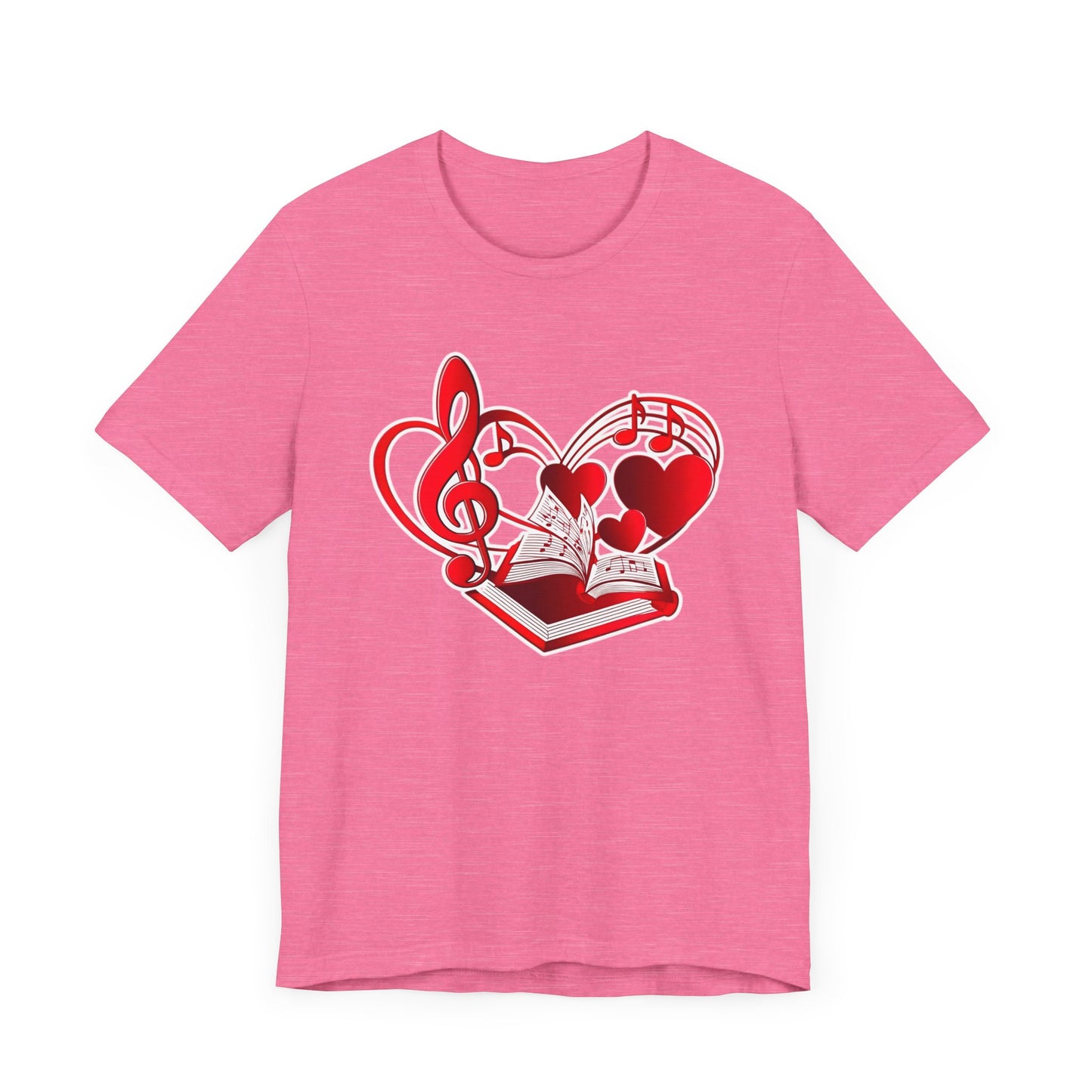Heart, Music and Books T-Shirt