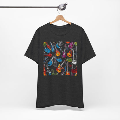 Colorful Multiple Guitars T-Shirt