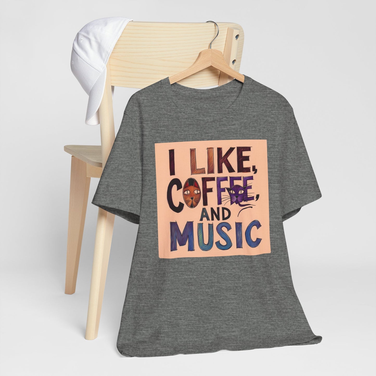 Coffee, Cats and Music VI T-Shirt