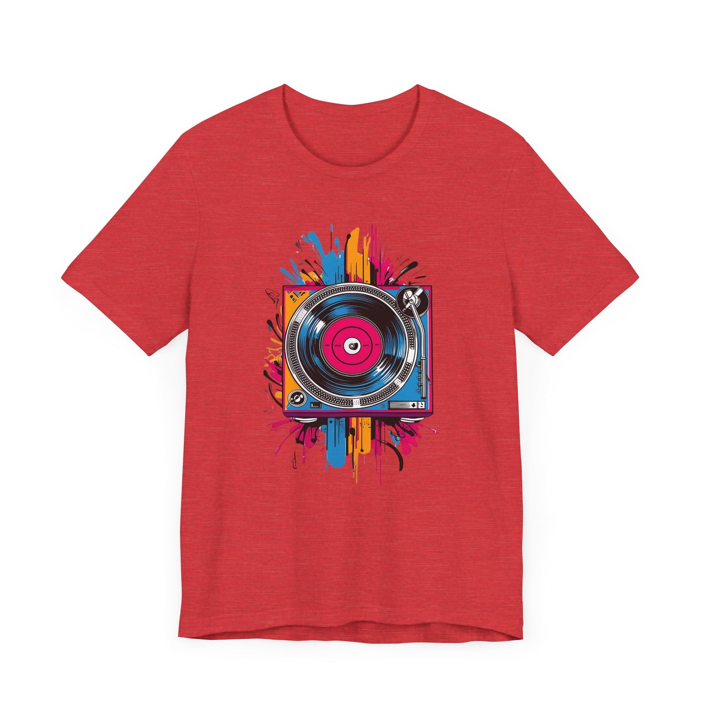 Neon Vinyl Record T-Shirt