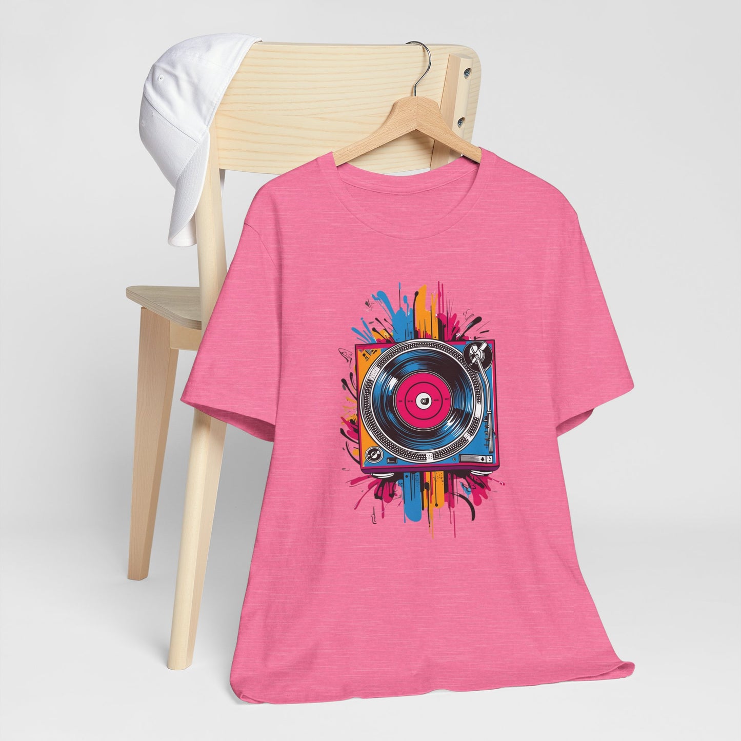 Neon Vinyl Record T-Shirt