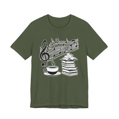 Book, Coffee and Music III T-Shirt
