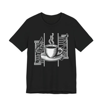 Coffee and Music Notes T-Shirt