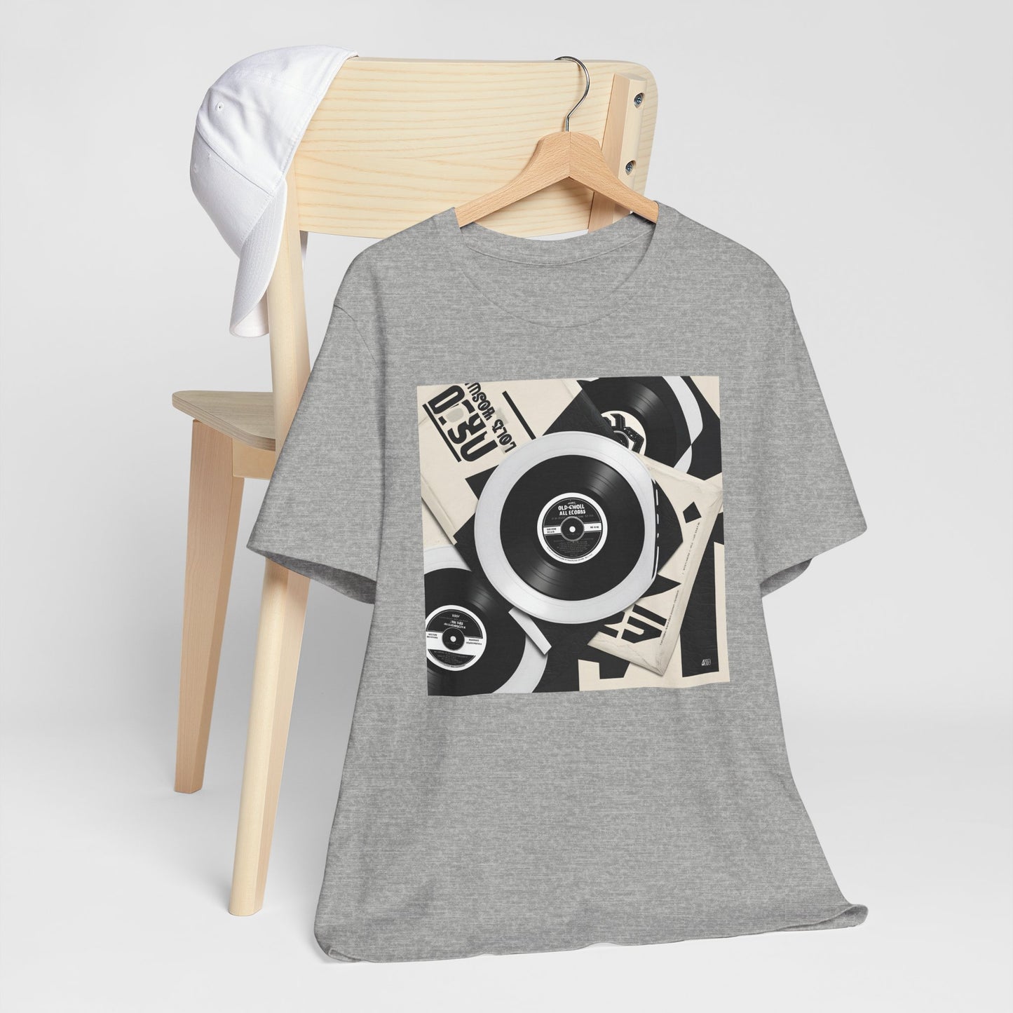 Black Vinyl Record T-Shirt