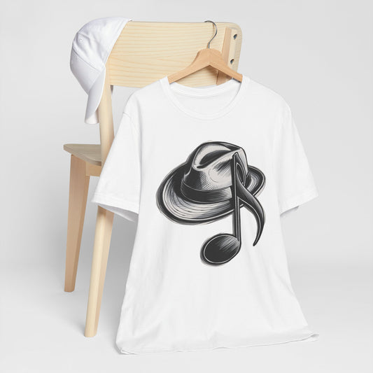 Hat and Note T-Shirt