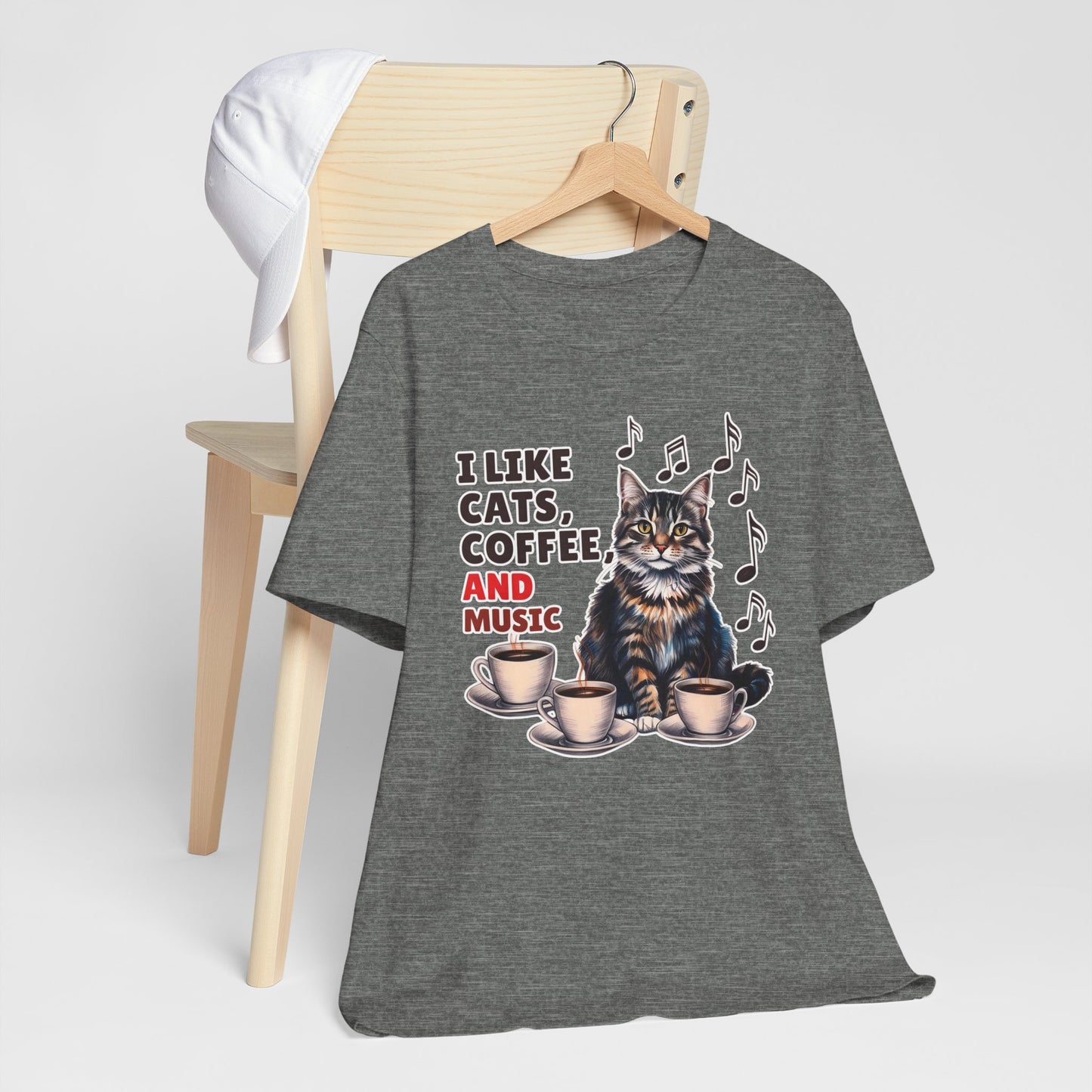 Coffee, Cats and Music II T-Shirt