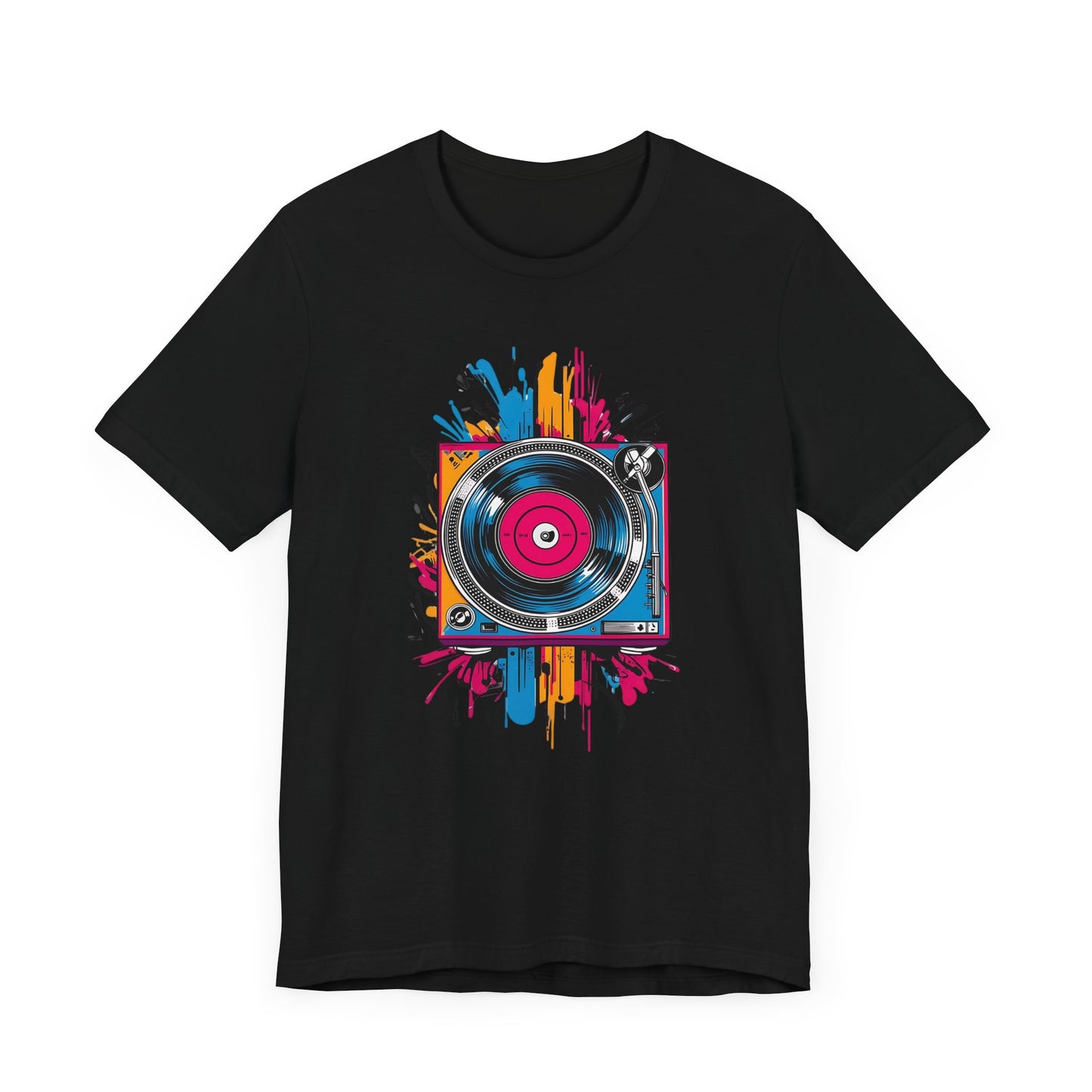 Neon Vinyl Record T-Shirt