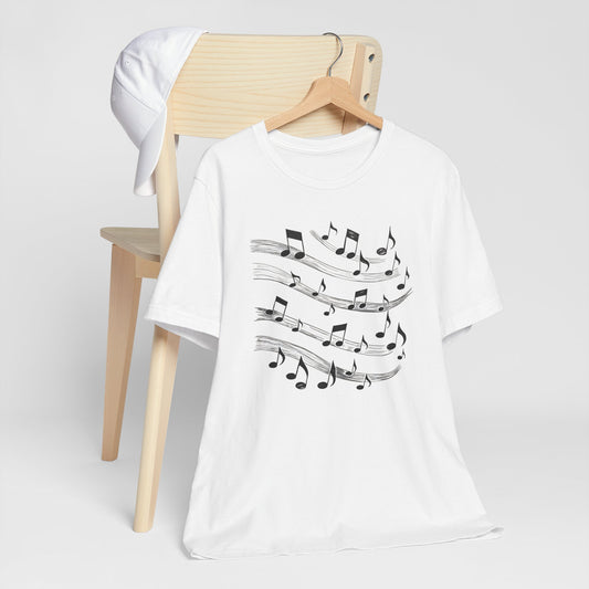 Music Notes Wave T-Shirt
