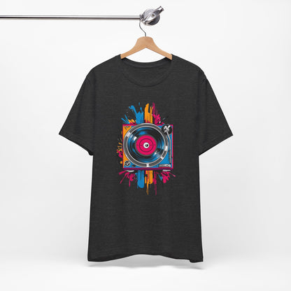 Neon Vinyl Record T-Shirt
