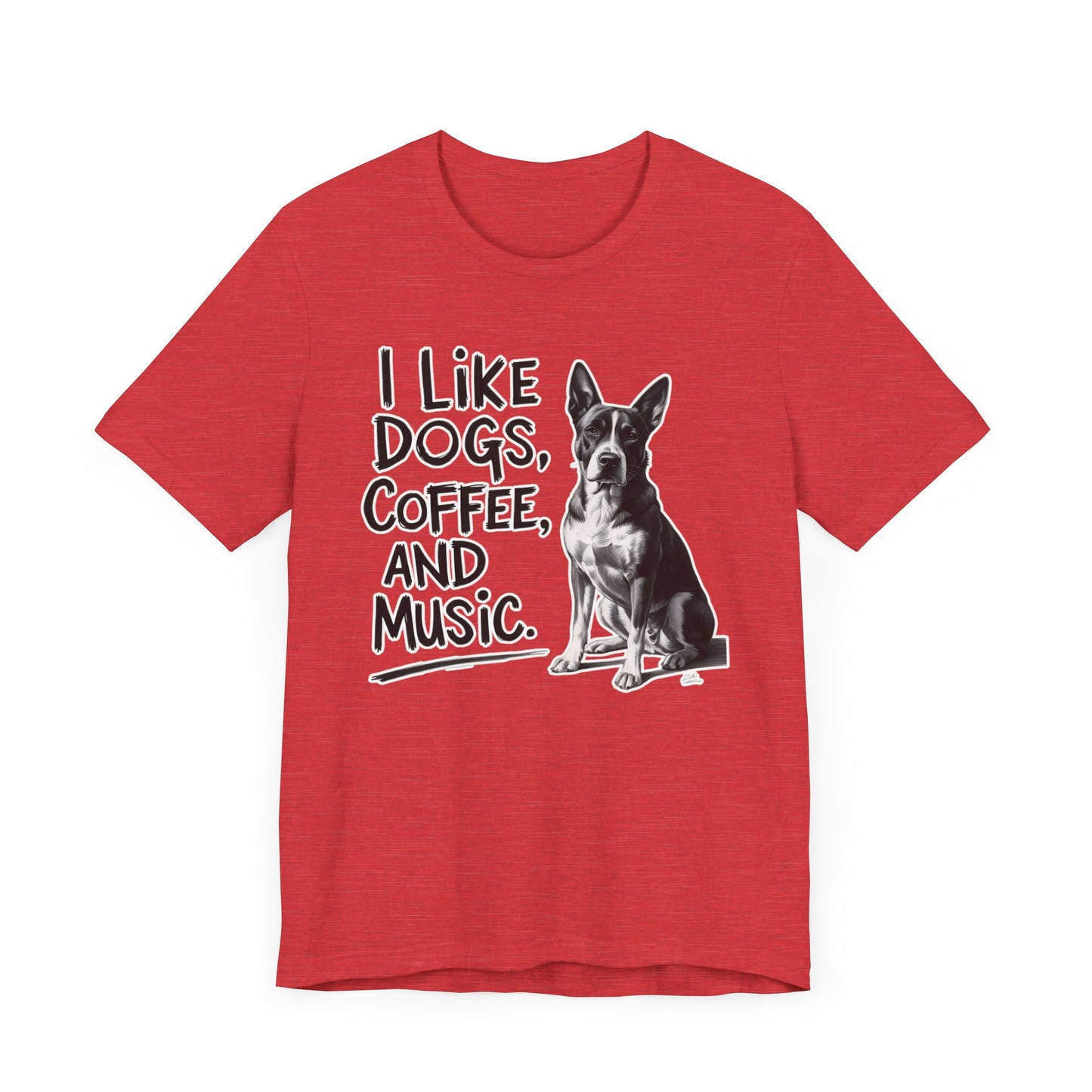 Dog, Coffee and Music T-Shirt