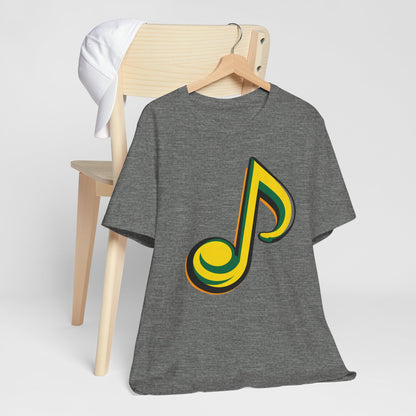 Golden Music Note T-Shirt