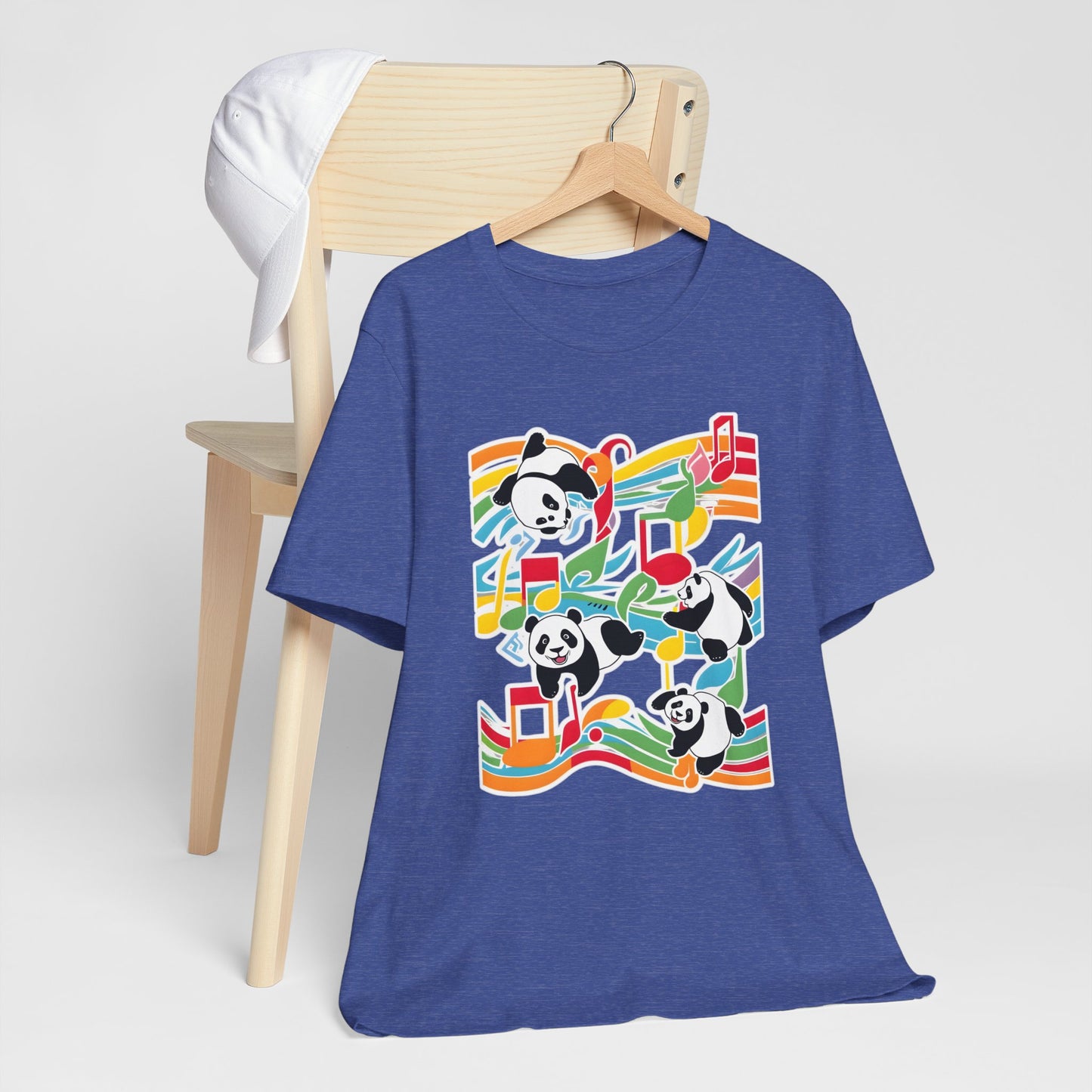 Colorful Panda V T-Shirt