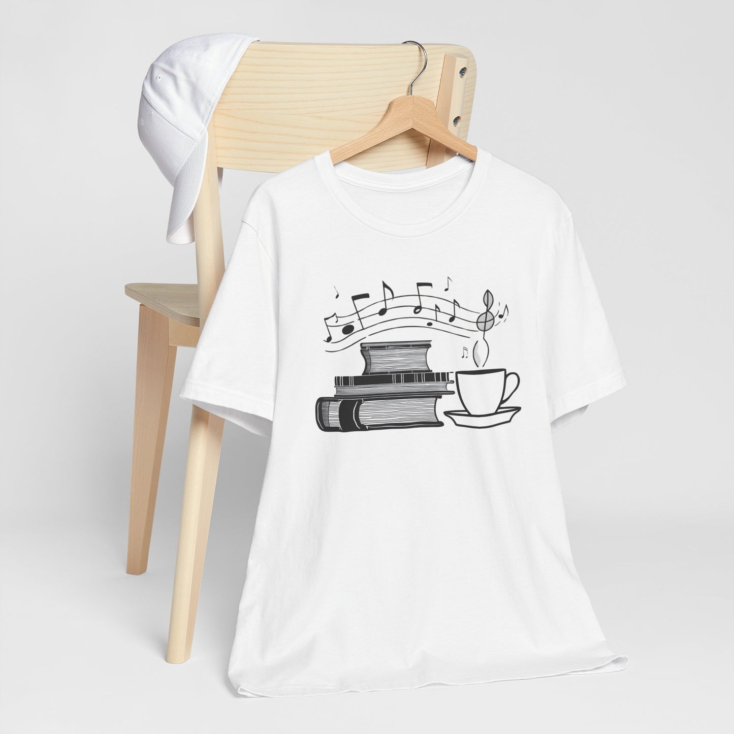 Book, Coffee and Music T-Shirt
