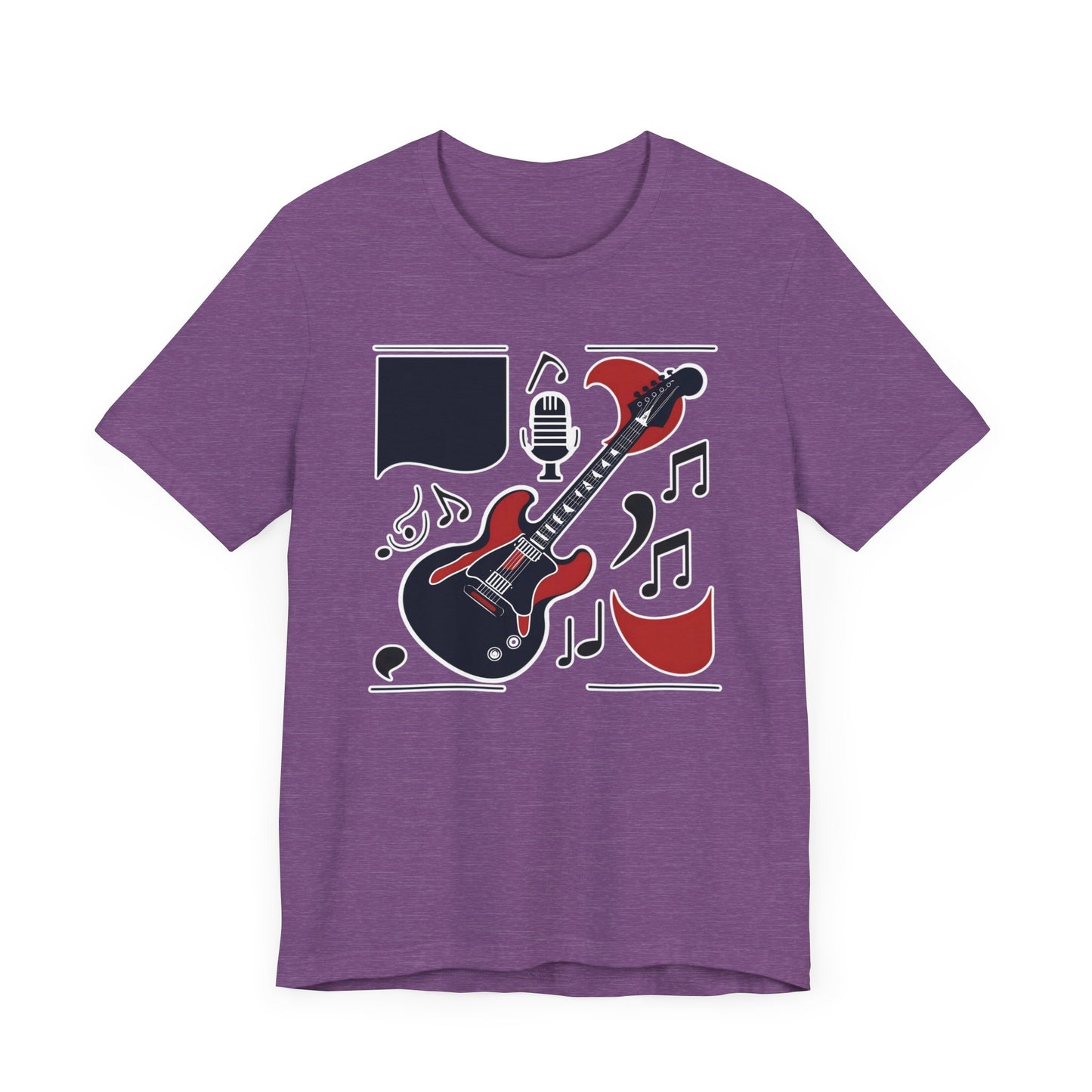 Black & Red Guitar T-Shirt