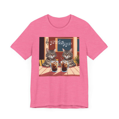 Two Cats and Coffee T-Shirt