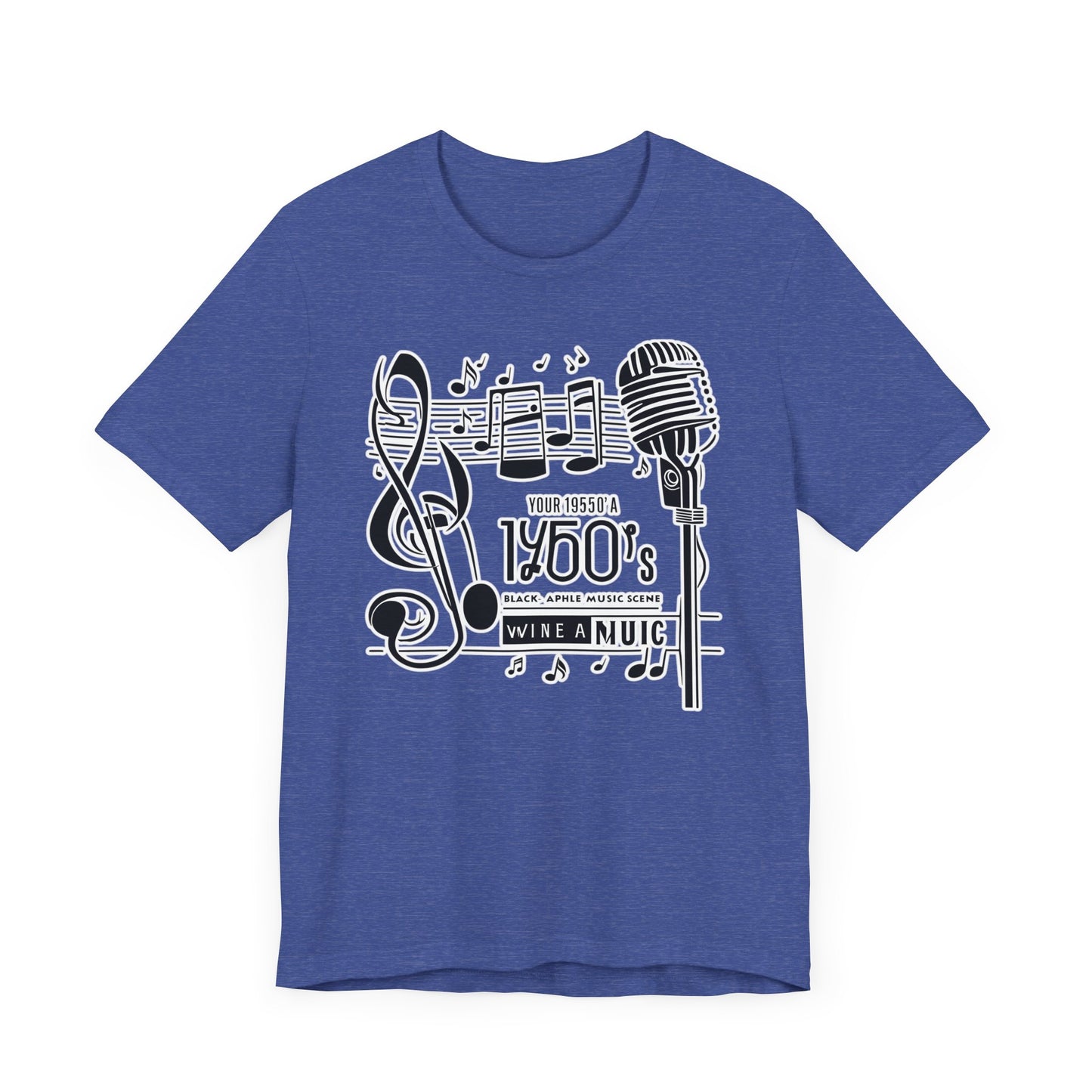 Music Note and Microphone T-Shirt