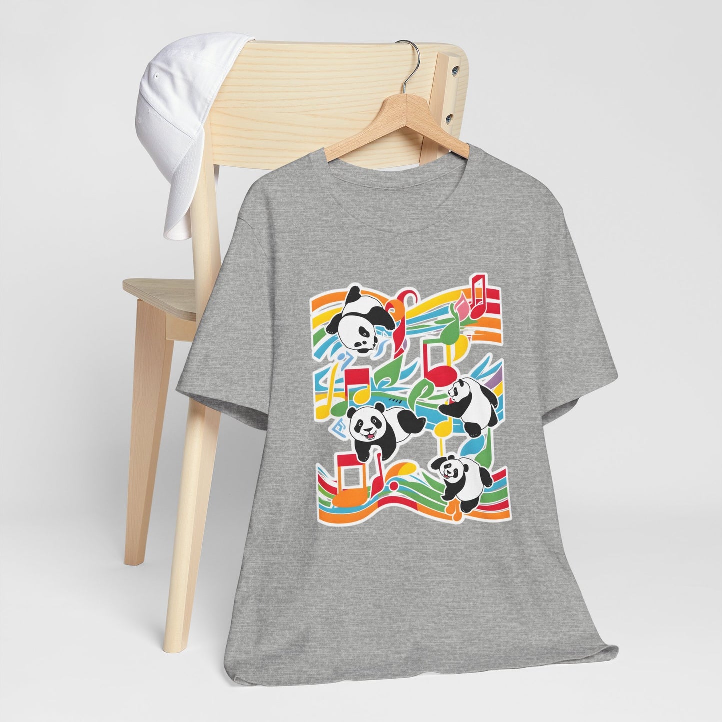 Colorful Panda V T-Shirt