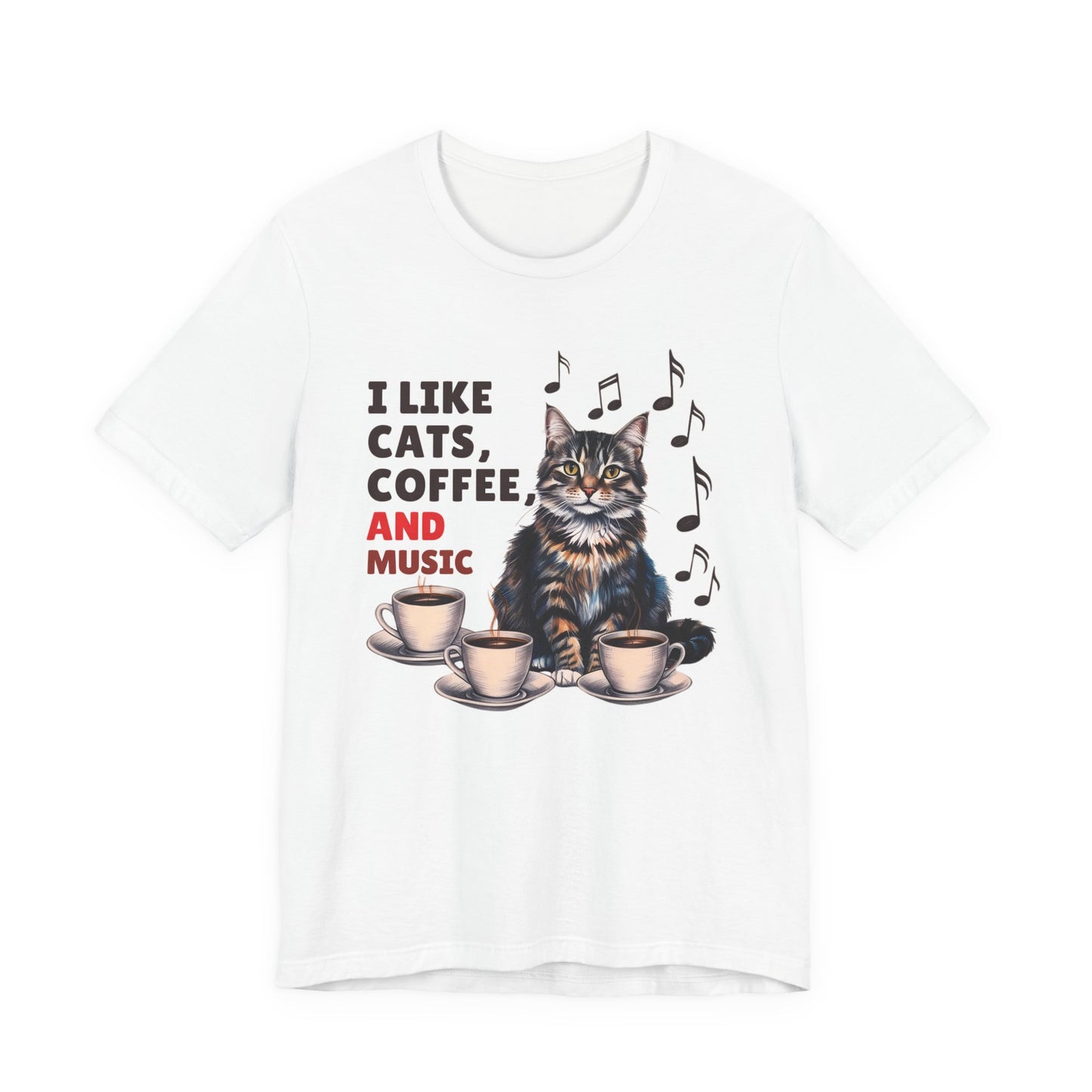 Coffee, Cats and Music II T-Shirt