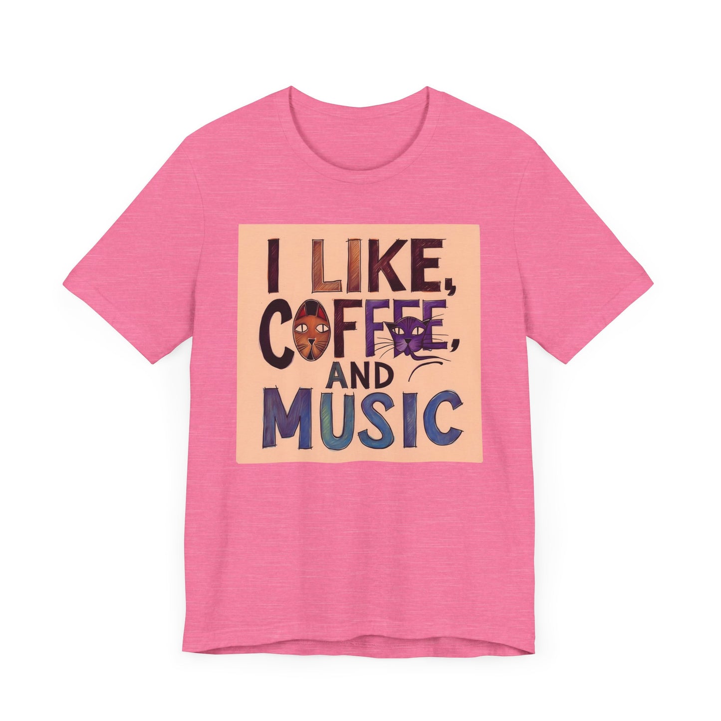 Coffee, Cats and Music VI T-Shirt