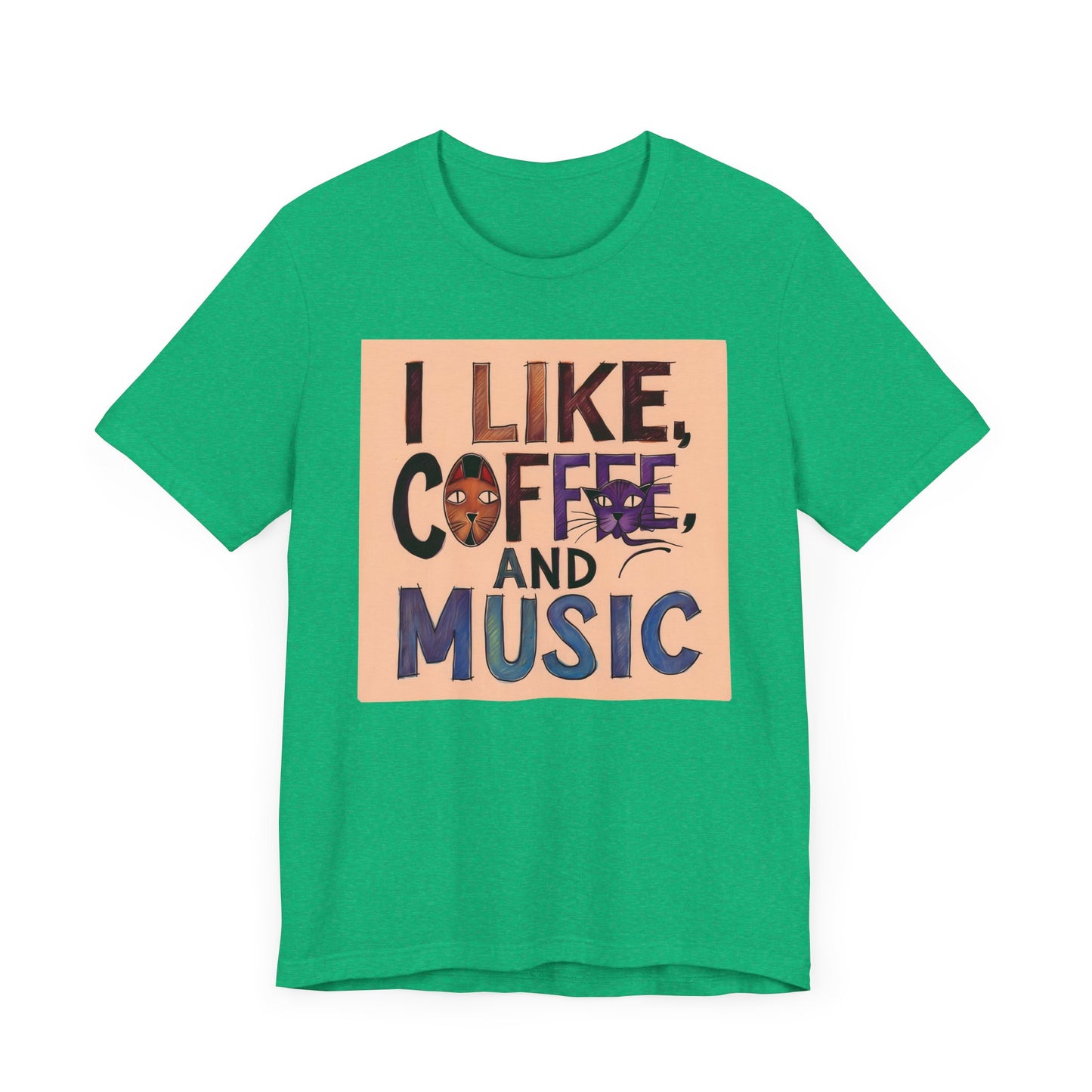Coffee, Cats and Music VI T-Shirt