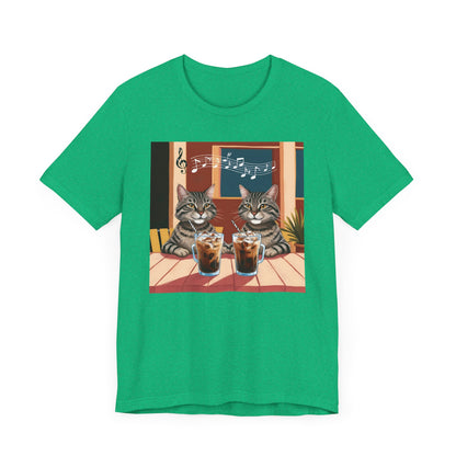 Two Cats and Coffee T-Shirt