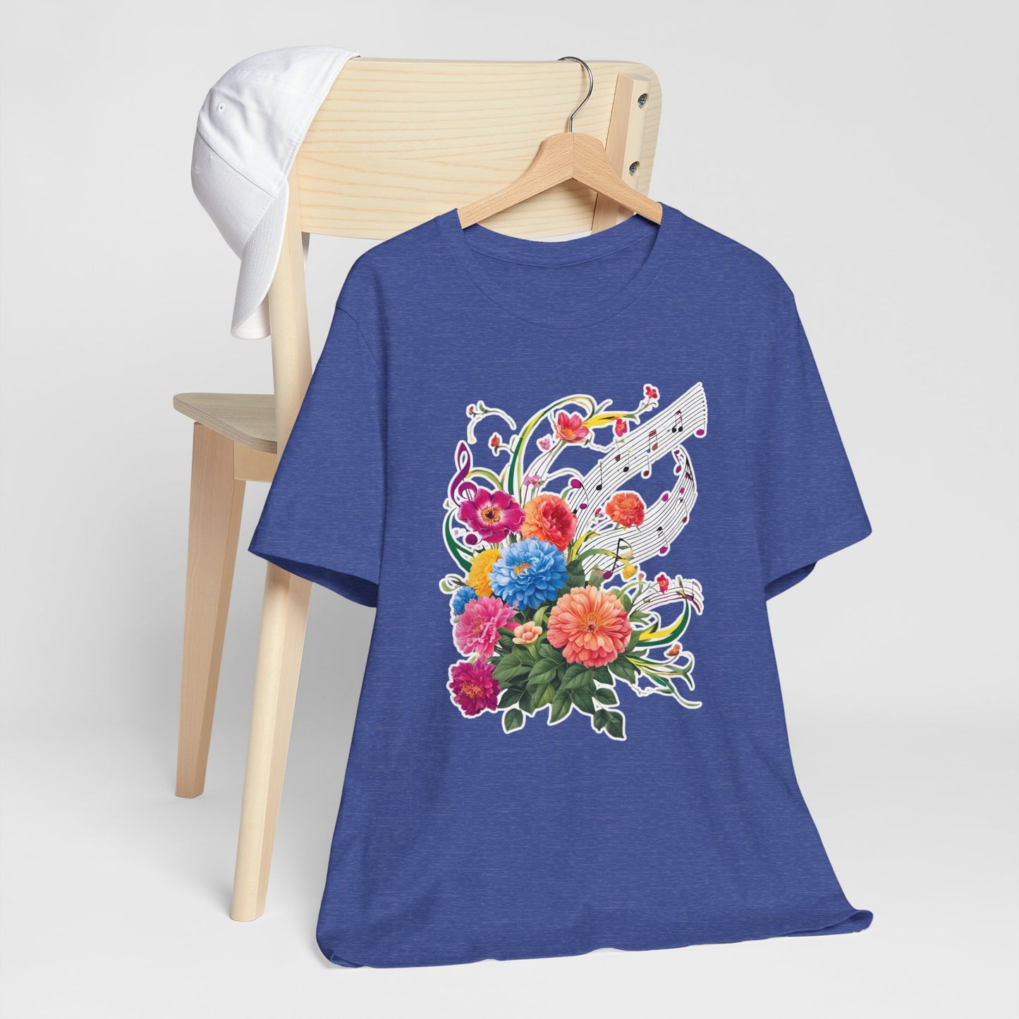 Flower and Music V T-Shirt
