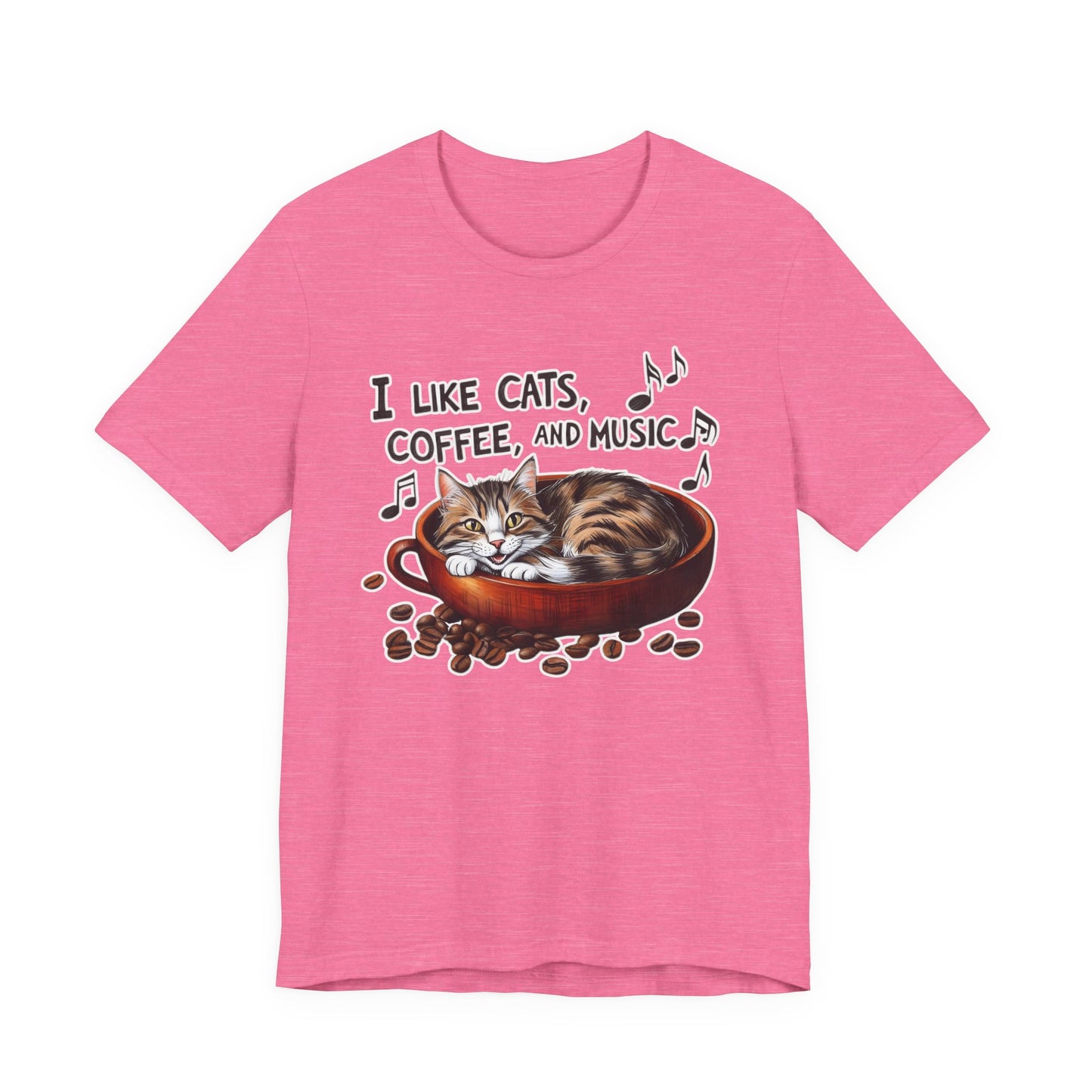 Coffee, Cats and Music IV T-Shirt