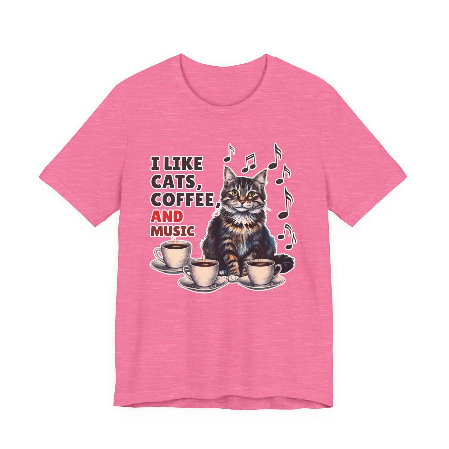 Coffee, Cats and Music II T-Shirt